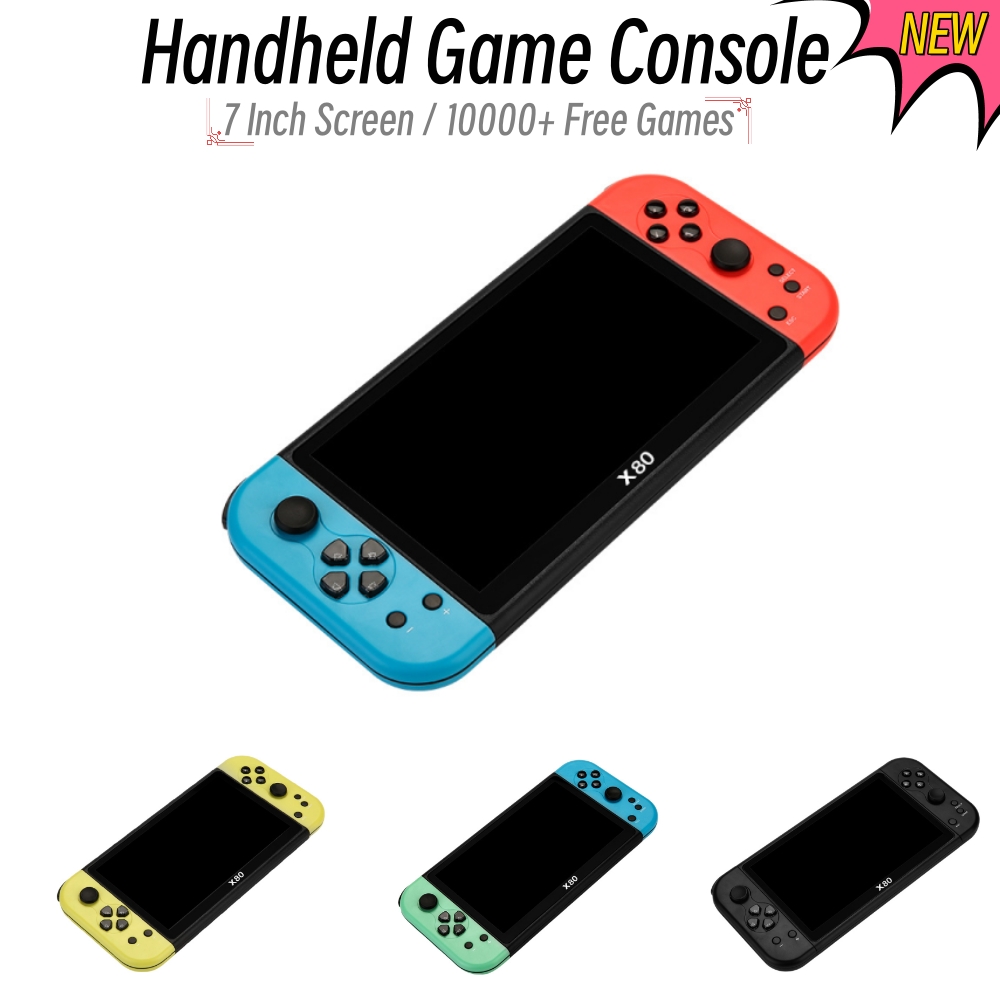 Gaming Console Old - 10000 Free Games X80 Portable Game