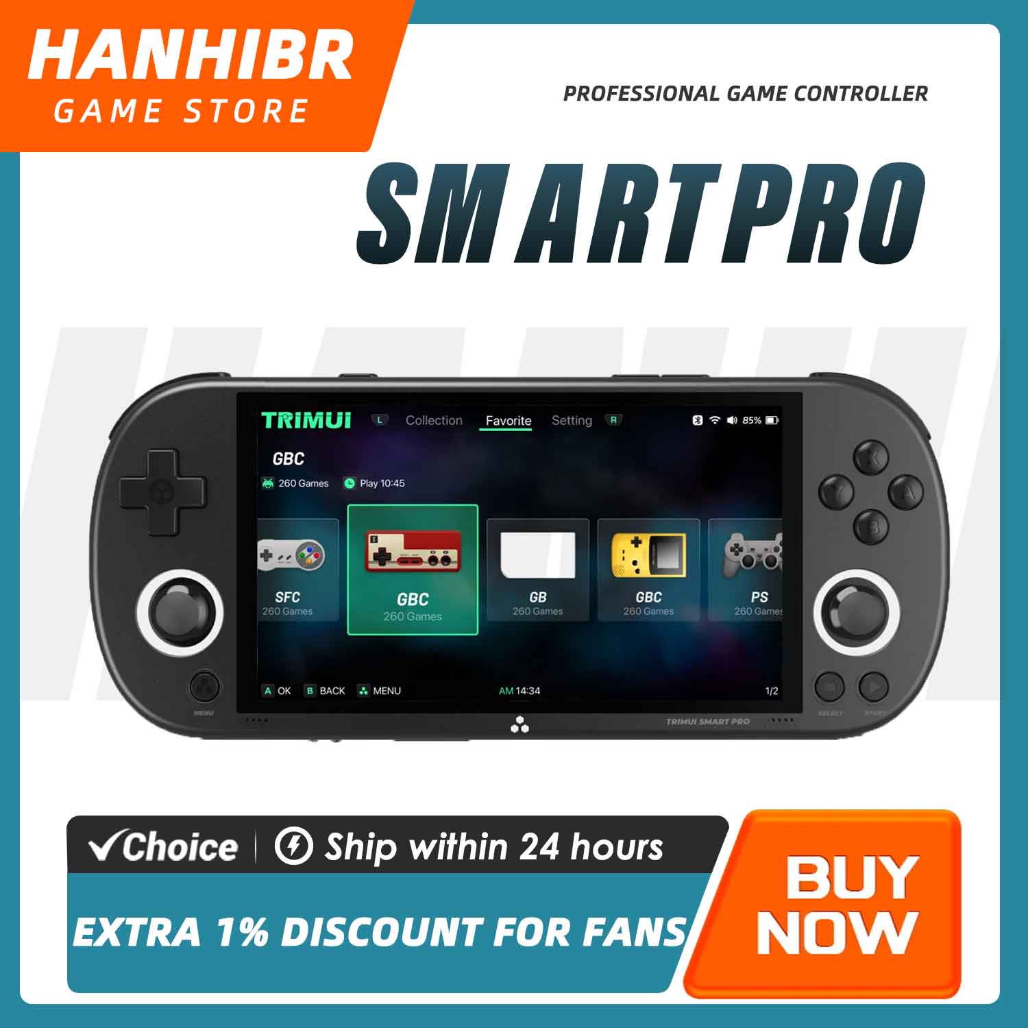 Gaming Console Type - TRIMUI SMART PRO Open Source Linux
