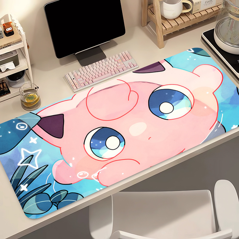 Gaming Console Desk - Anime Mouse Pad 90x40cm Pokemon Jigglypuff