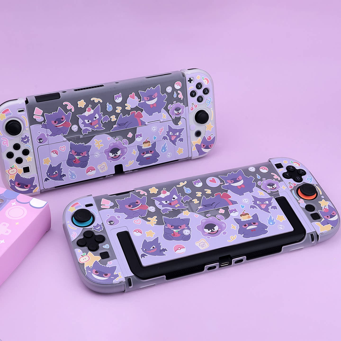 Nintendo Switch Case - For Switch 2 Half Transparent Hard