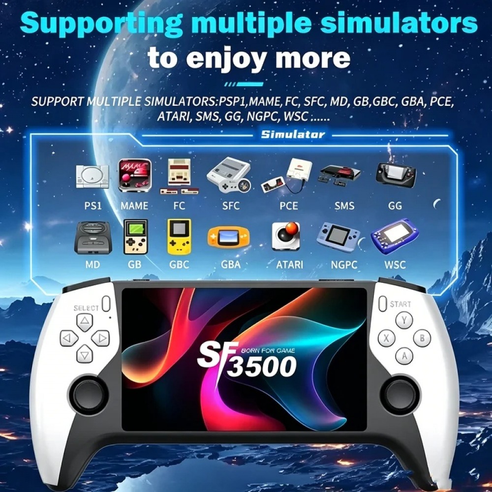 Gaming Console Deals - SF3500 5 inch Handheld Game Console