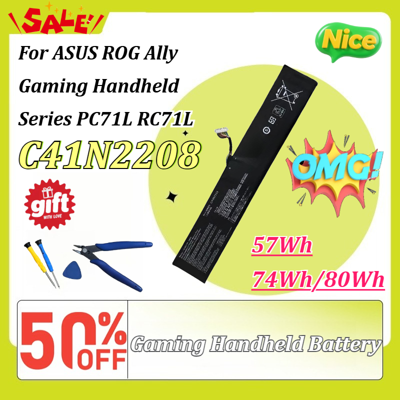 New C41N2208 57Wh/74Wh/80Wh Ga - Gaming Console Asus Rog review and price