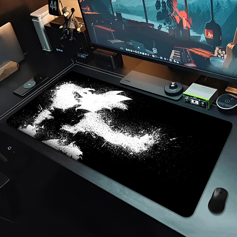 DBZ Black Anime Mouse Pad Drag - Gaming Console Desk review and price