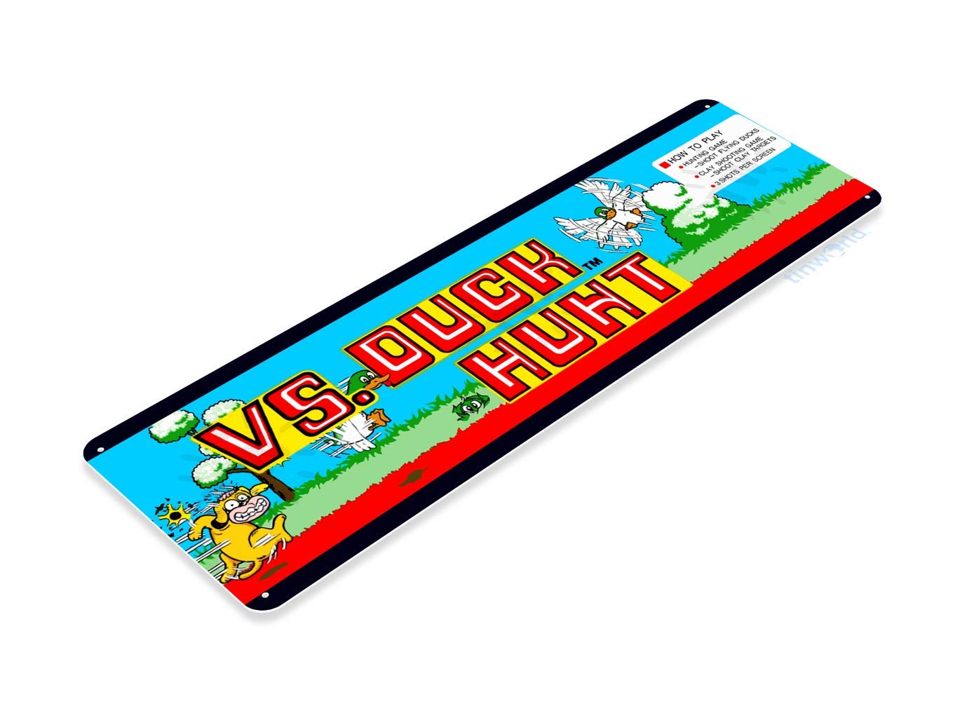 TIN SIGN Duck Hunt Arcade Marq - Gaming Console Shop review and price
