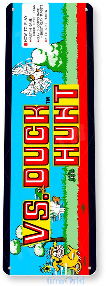 TIN SIGN Duck Hunt Arcade Marq - Gaming Console Shop review and price