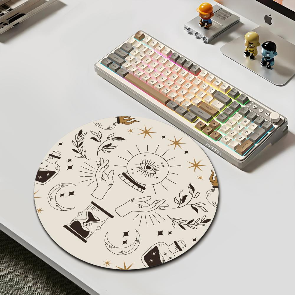 Witches Cat Moon Tarot Round G - Gaming Console Portable Pc review and price
