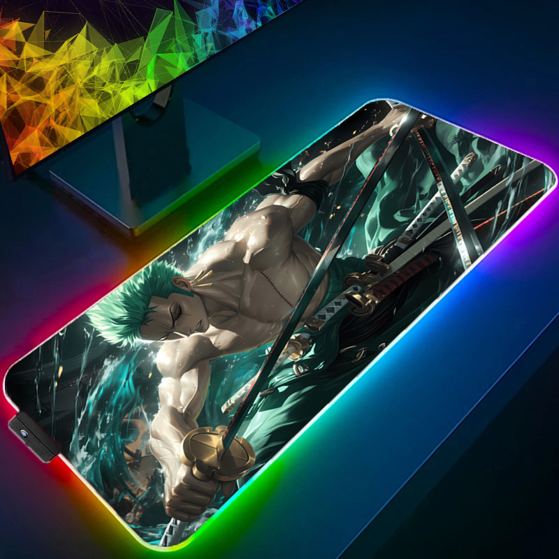 ONE PIECE Zoro Mouse Pad RGB G - Gaming Console Desk review and price
