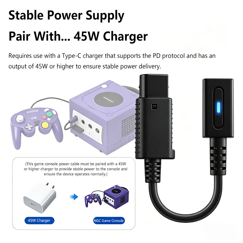12cm Type C 45W PD Charge Cabl - Gaming Console Type review and price